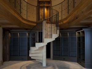 Stone Spiral Staircase